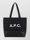 APC RECTANGULAR SHAPE TOTE BAG WITH TWO-TONE DESIGN AND TOP HANDLES