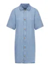 Apc A.p.c. Dress In Iab Light Blue
