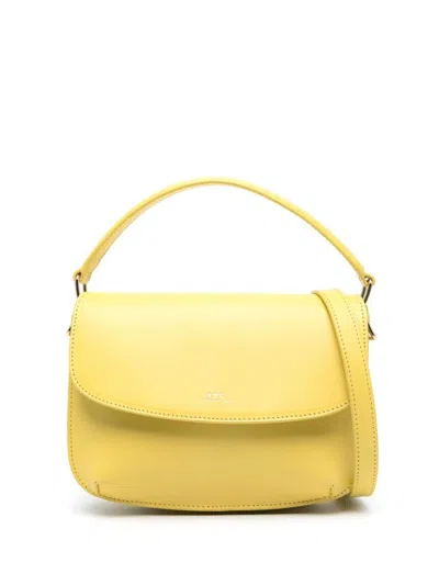 Apc A.p.c. Sac Sarah Shoulder Mini Bags In Yellow & Orange