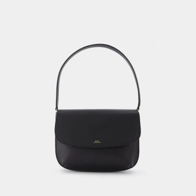 Apc Sarah Mini Shoulder Handbag In Black