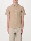 Apc A.p.c. Chemisette Bellini Logo Clothing In Beige