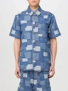 Apc Shirt A.p.c. Men Color Denim In Denim