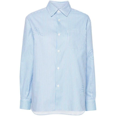 Apc A.p.c. Shirts In Blue