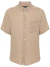 Apc A.p.c. Chemisette Bellini Logo Clothing In Baa Beige