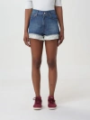 APC SHORT A.P.C. WOMAN COLOR DENIM,403118028