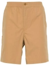 Apc A.p.c. Button Detailed High Waist Shorts In Baa Beige