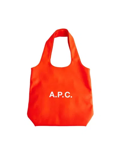 Apc A.p.c. Shoulder Bag In Arancio