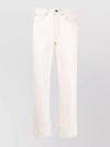 Apc Straight Cropped Denim With Belt Loops In White