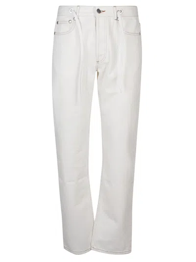 Apc Sureau 5 Pockets Jeans In White