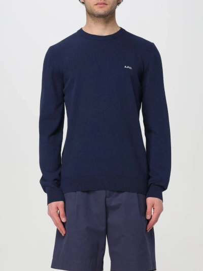 Apc Sweater A.p.c. Men Color Blue