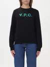 Apc Sweatshirt A.p.c. Woman In Black 1