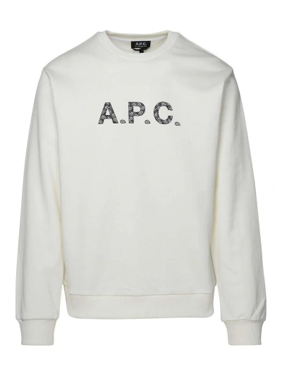 Apc A.p.c. Timothy Crewneck In White