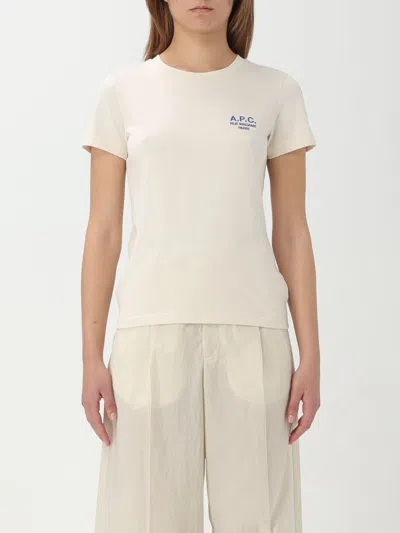 Apc T-shirt A.p.c. Woman Colour White 1