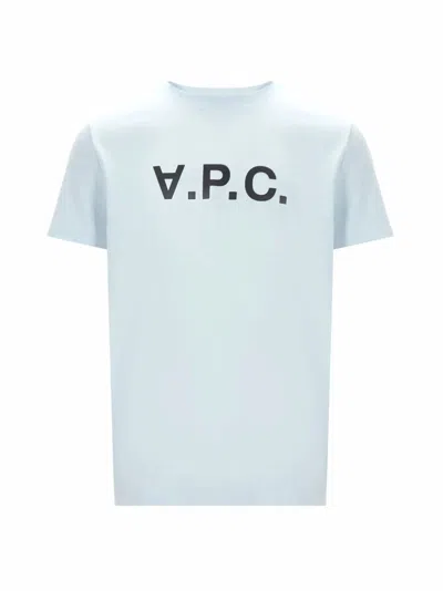 Apc Blue Vpc T-shirt In Iab Light Blue