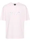 APC A.P.C. T-SHIRTS AND POLOS PINK T-SHIRT