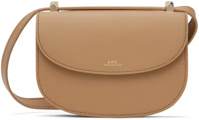 Apc Tan Genève Mini Bag In Brown