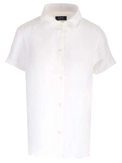 Apc White Linen Chemisette