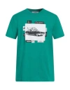 A.P.C. X JW ANDERSON A. P.C. X JW ANDERSON MAN T-SHIRT GREEN SIZE XL COTTON