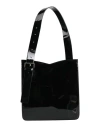 A504 Woman Shoulder Bag Black Size - Leather In Black