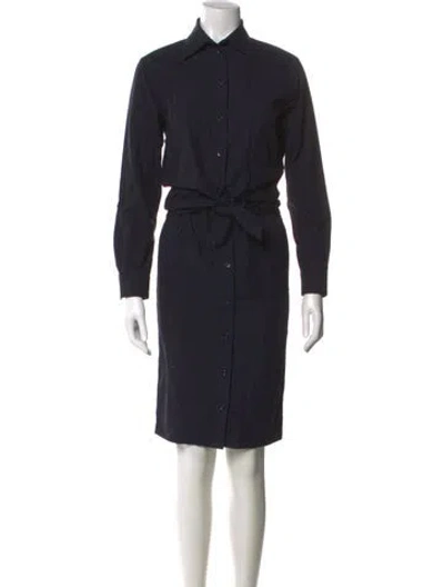 Pre-owned A_plan_application Midi Length Dress In Blue