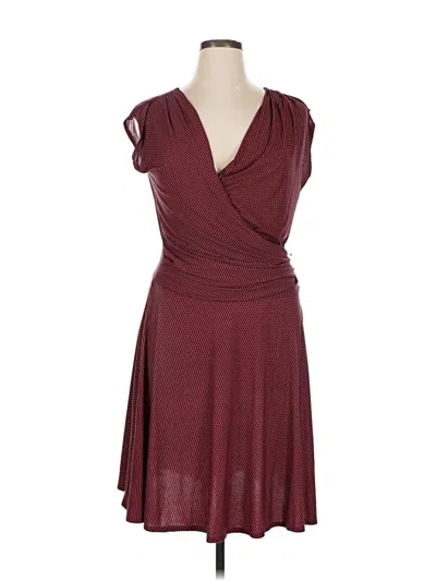 Pre-owned Aa Studio Aa Cocktail Dress In Burgundy