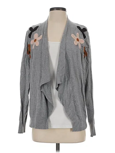 Pre-owned Aaeda Cardigan Sweater In Gray