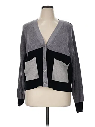 Pre-owned Aaeda Cardigan Sweater In Gray