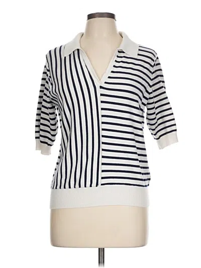 Pre-owned Aaeda Cardigan Sweater In White