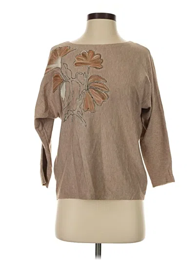 Pre-owned Aaeda Pullover Sweater In Tan