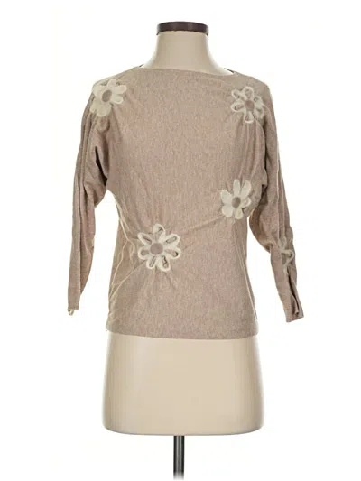Pre-owned Aaeda Pullover Sweater In Tan