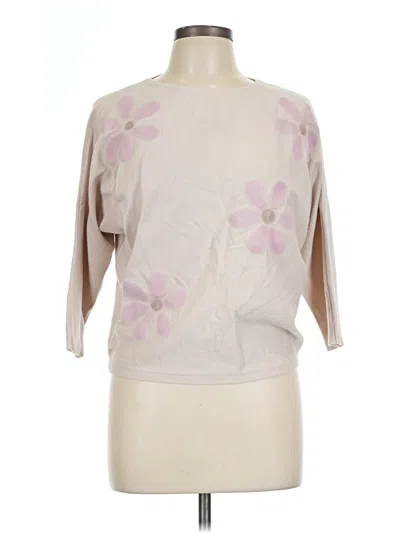 Pre-owned Aaeda Pullover Sweater In White