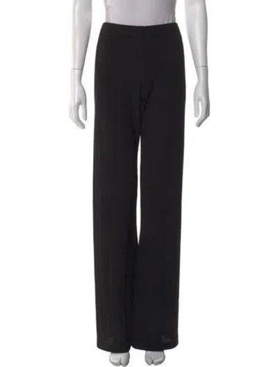 Pre-owned Aaizél Wide Leg Pants In Black