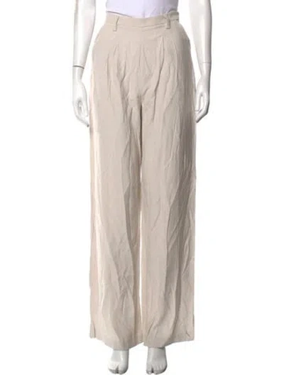 Pre-owned Aaizél Wide Leg Pants In Neutrals