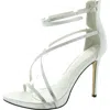 Aaj By Aminah Iyna Womens Satin Adjustable Pumps In Multi