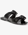 Aaj By Aminah Women's Jody Bow Flat Sandals