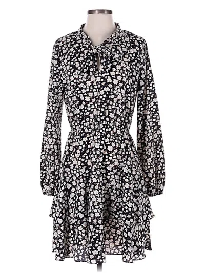 Pre-owned Aakaa Casual Dress In Black