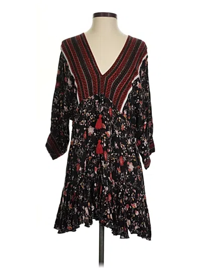 Pre-owned Aakaa Casual Dress In Black