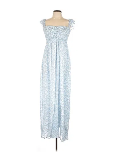 Pre-owned Aakaa Casual Dress In Blue