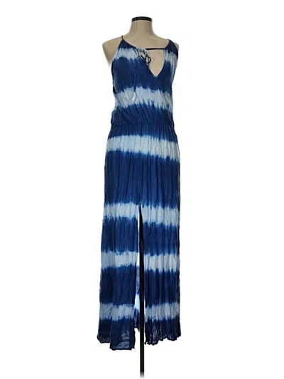 Pre-owned Aakaa Casual Dress In Blue