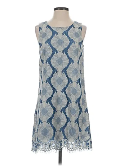 Pre-owned Aakaa Casual Dress In Blue