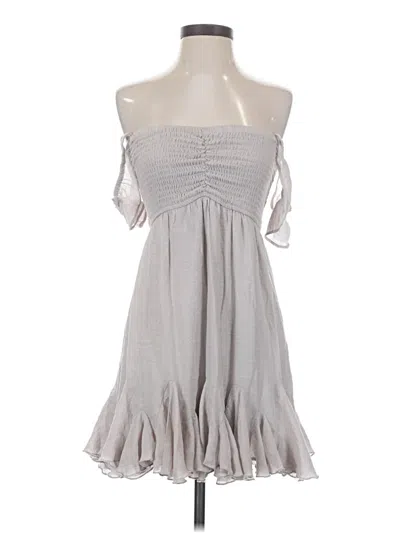 Pre-owned Aakaa Casual Dress In Gray