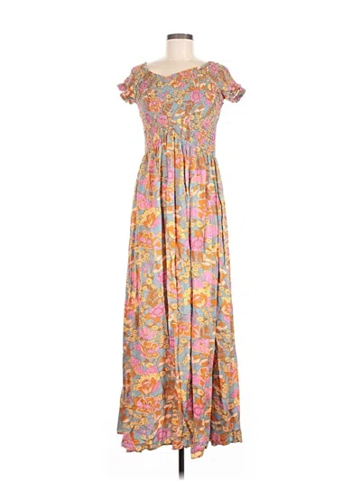 Pre-owned Aakaa Casual Dress In Gray
