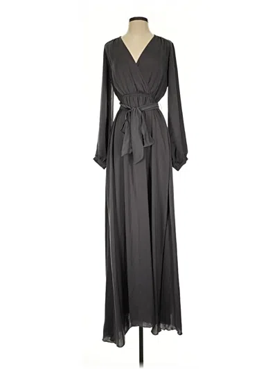Pre-owned Aakaa Casual Dress In Gray
