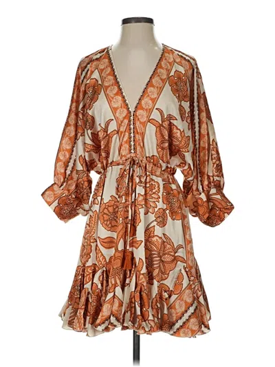 Pre-owned Aakaa Casual Dress In Orange