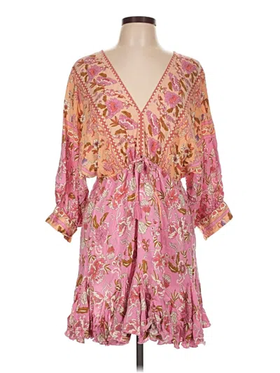 Pre-owned Aakaa Casual Dress In Pink