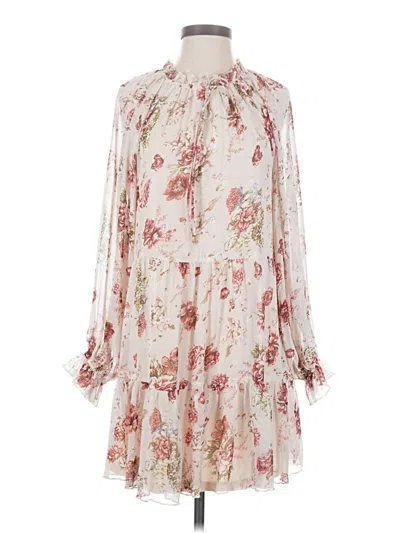 Pre-owned Aakaa Casual Dress In White