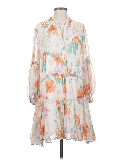 Pre-owned Aakaa Casual Dress In White