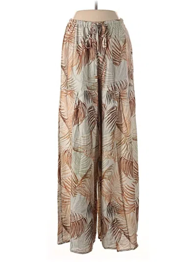 Pre-owned Aakaa Casual Pants In Brown