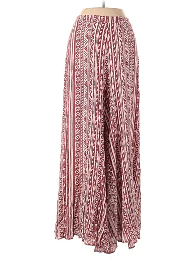 Pre-owned Aakaa Casual Pants In Red