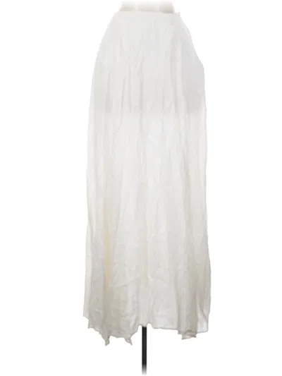 Pre-owned Aakaa Casual Skirt In Ivory